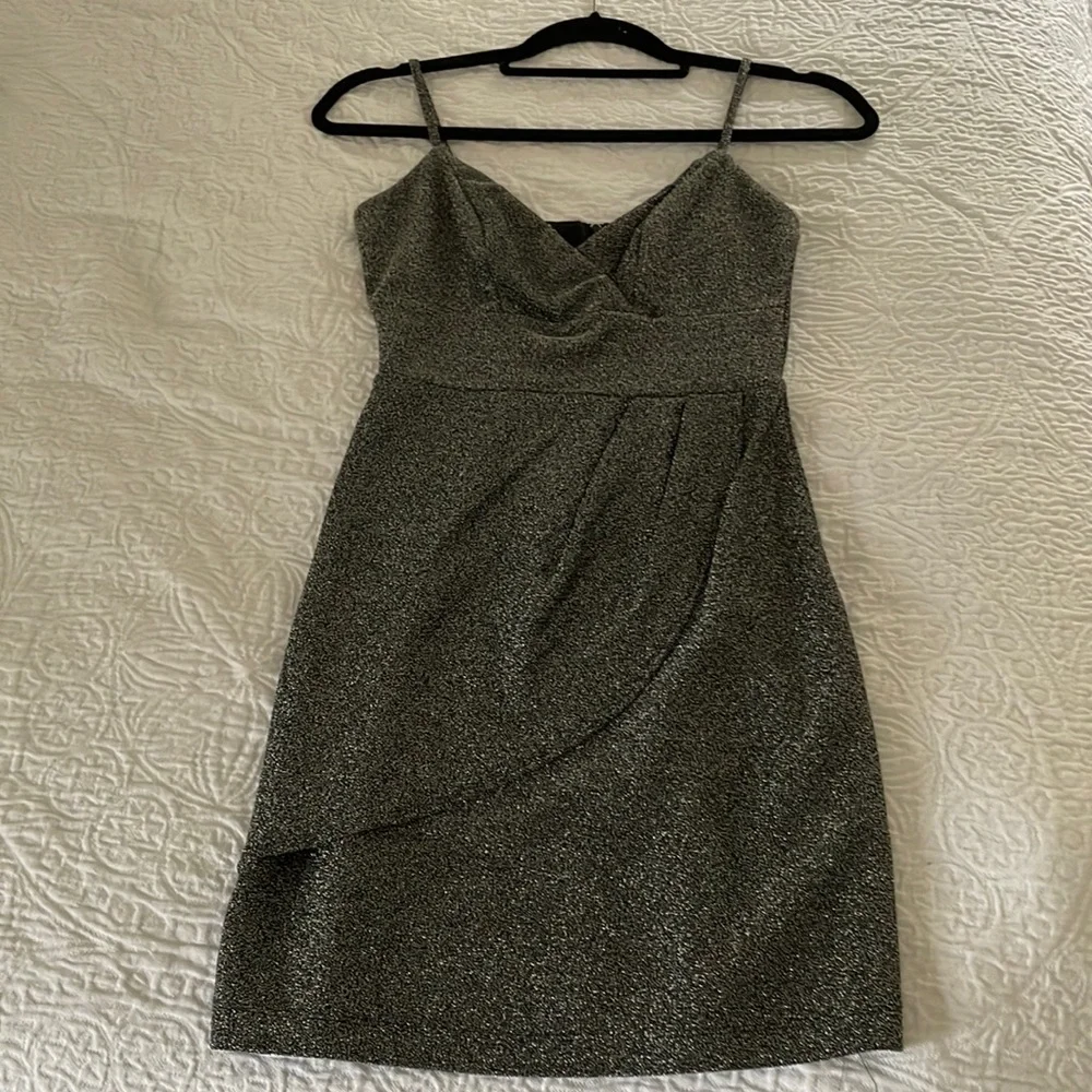Silver Bodycon Dress - PERFECT FOR NYE! - Picture 6 of 7
